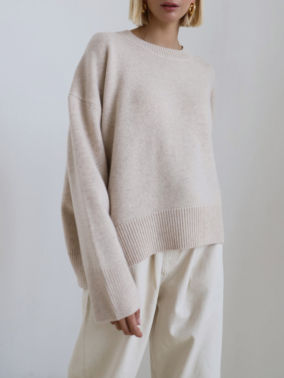 Classic Vintage Sweater with a Flattering Fit