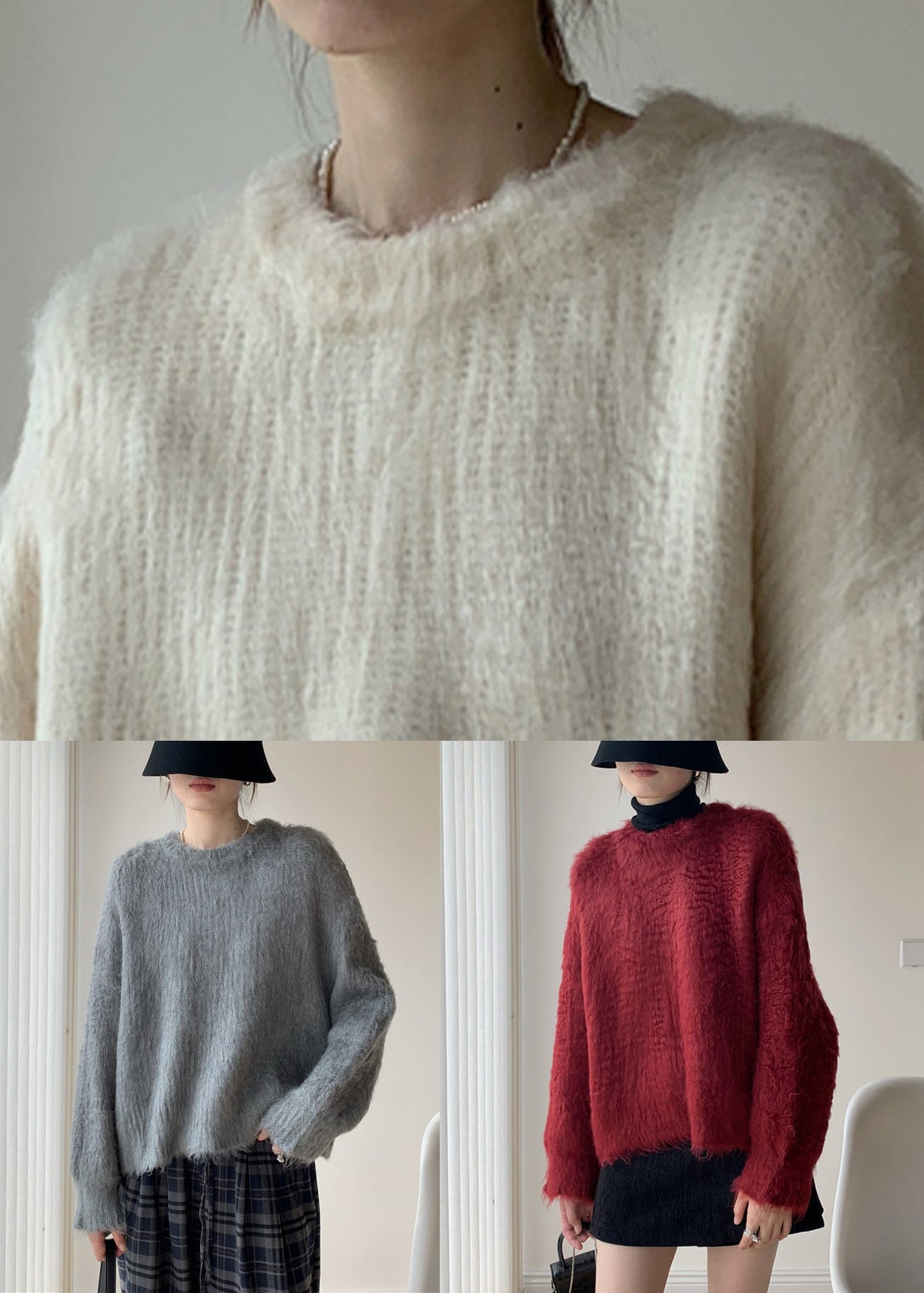 Well Tailored Sweater with a Graceful Silhouette
