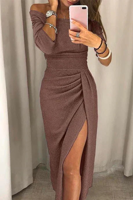 Relaxed and timeless winter dress