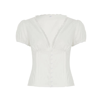 A Vintage Style Top with Delicate Timeless Details
