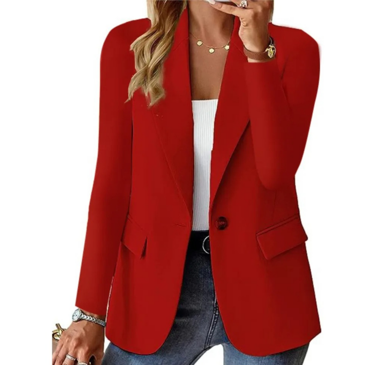 Women's Long Sleeve Leisure Blazer