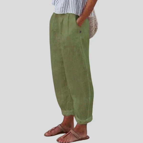 Wide trouser legs