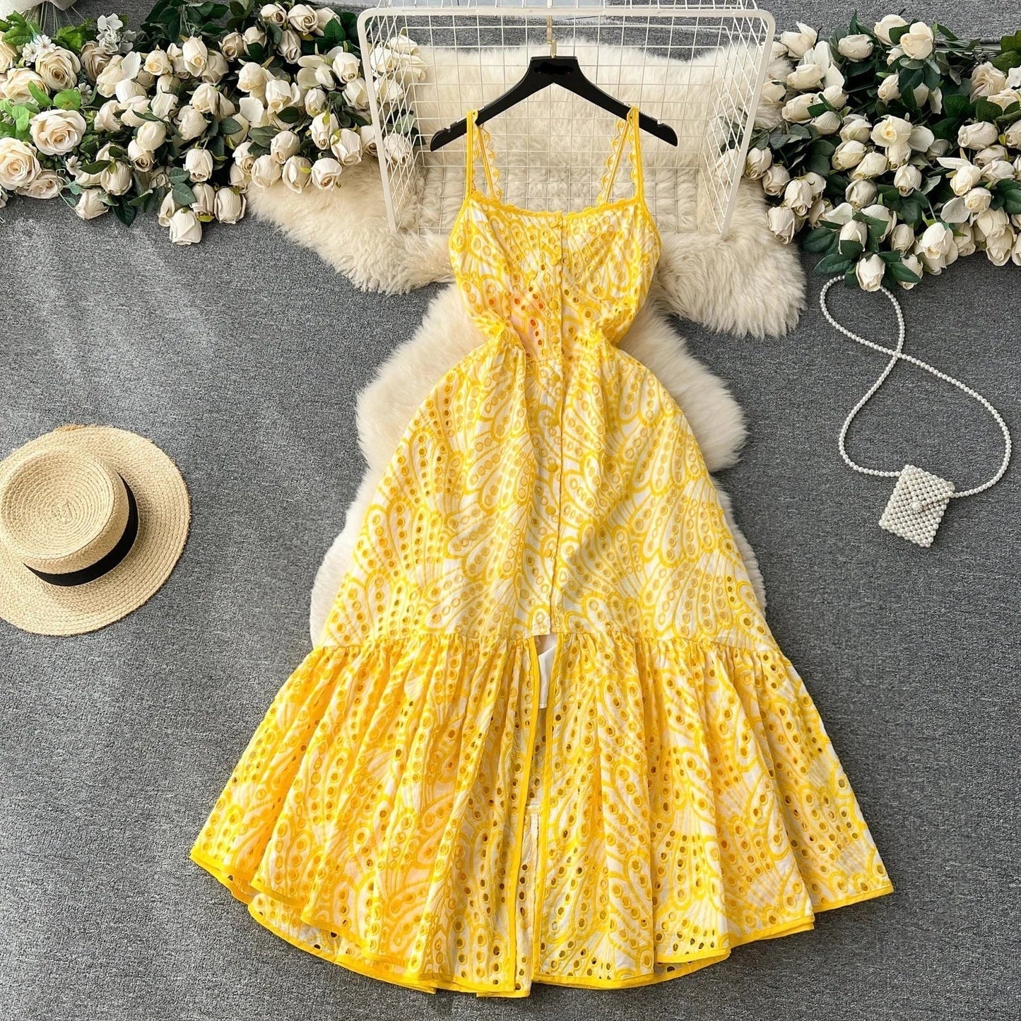 A Vintage Style Dress with Delicate Timeless Details