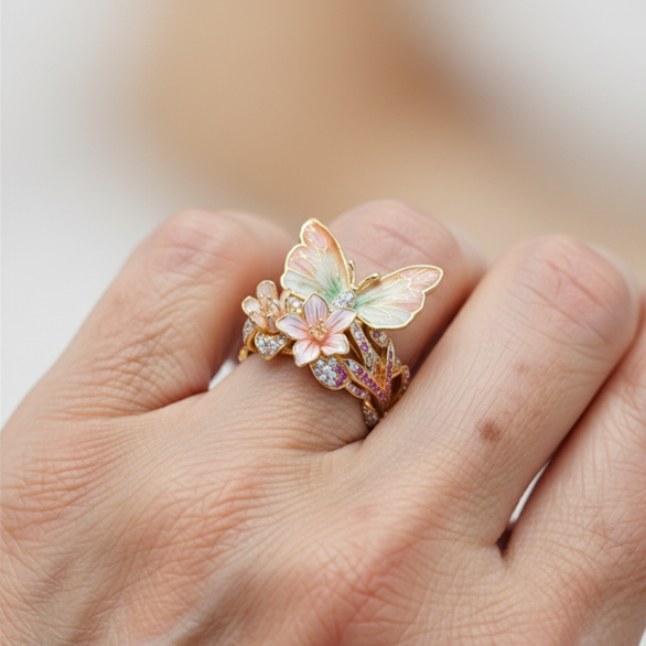 Classic gold ring with timeless elegance
