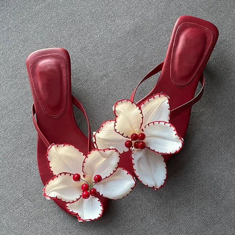 A Vintage Style Sandals with Delicate Timeless Details