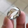 Minimal Titanium Steel Ring