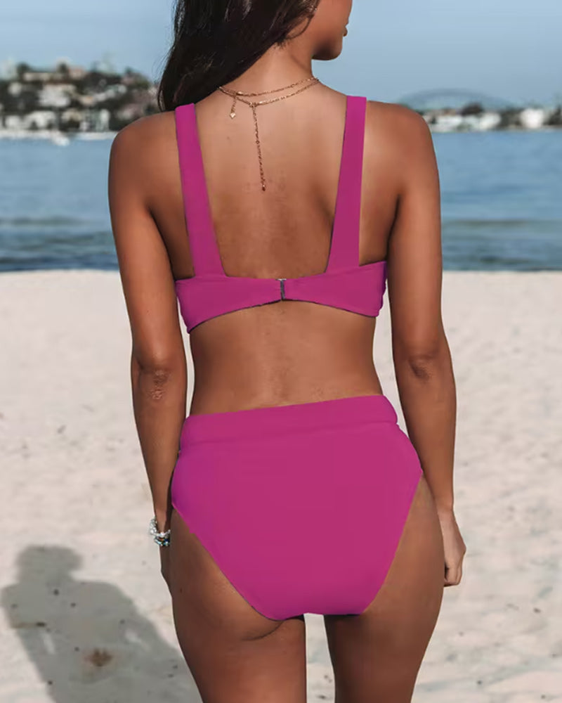 Bikini with wide straps