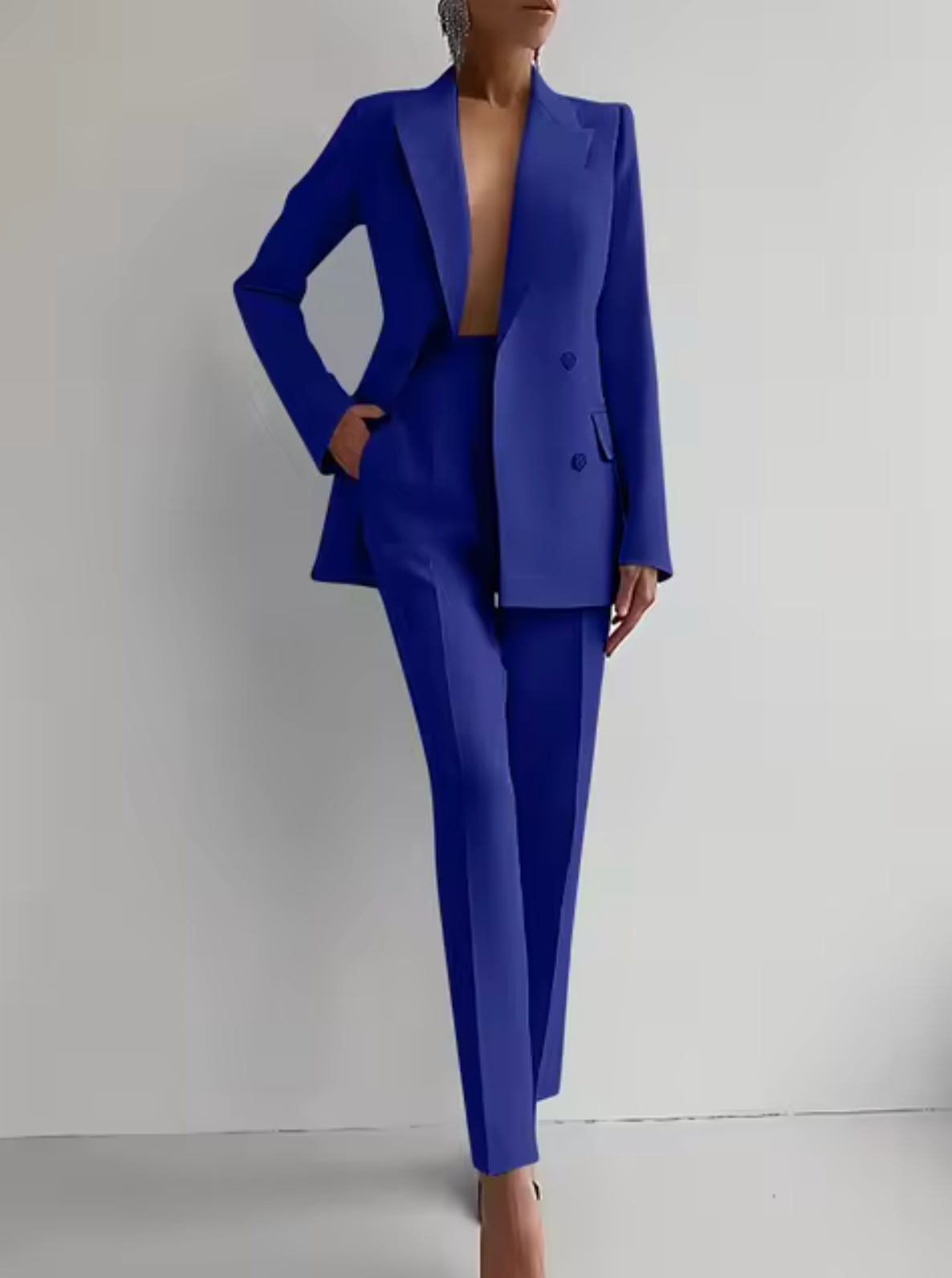 JO | Blazer and pleated trousers as a set