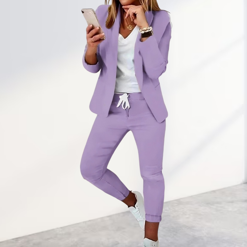 Stylish jacket and pants set