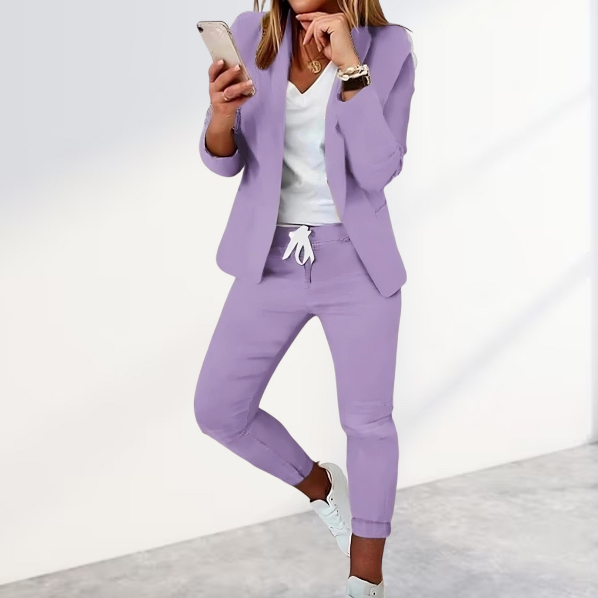 Stylish jacket and pants set