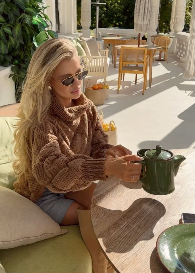 A Vintage Style Sweater with Delicate Timeless Details