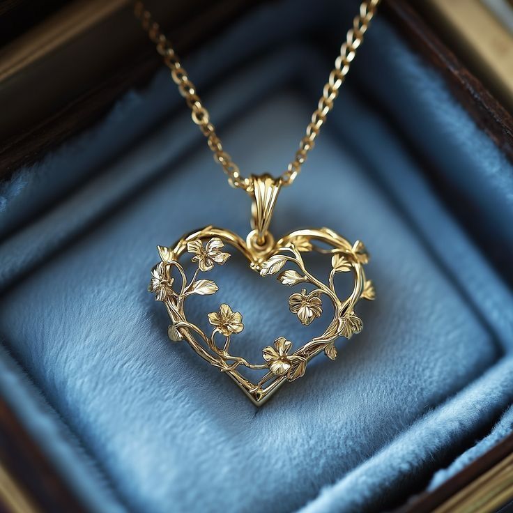 Garden Heart Necklace