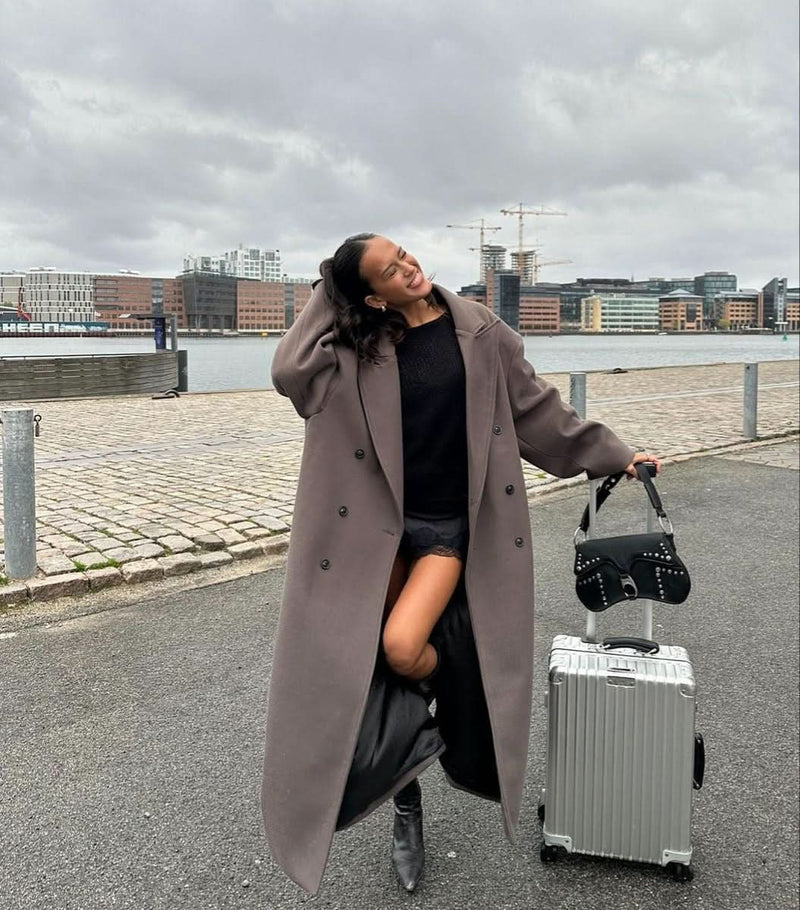 Classic Vintage Coat with a Flattering Fit