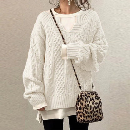 Elizabeth | Cable-knit Winter Sweater