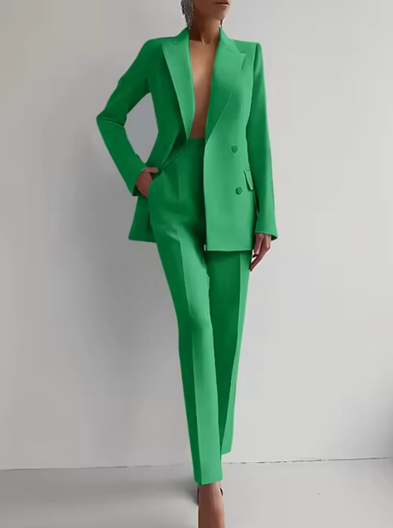 JO | Blazer and pleated trousers as a set
