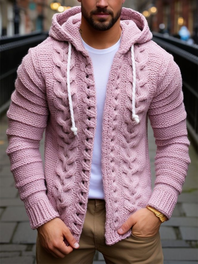 Fairman Warmth Island Jacquard Retro Buttons Sweater Cardigan artswardrobe