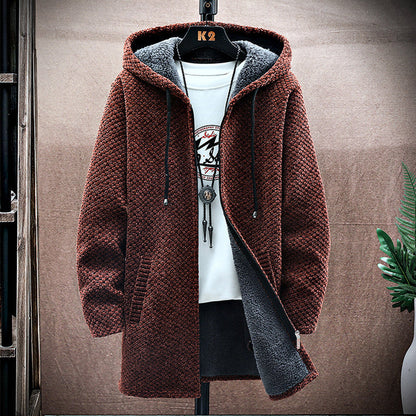 Men's Vintage Knitted Pattern Cardigan Sweater elevenforest