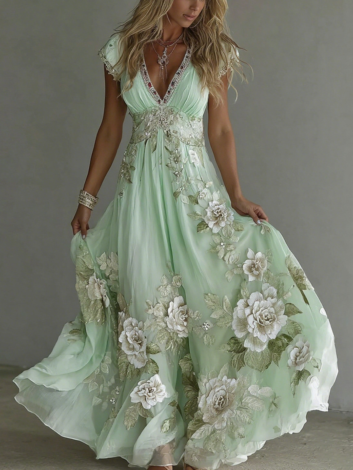 Elegantly Styled Dress for Everyday Wear