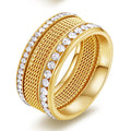 Golden Bright Ring Set