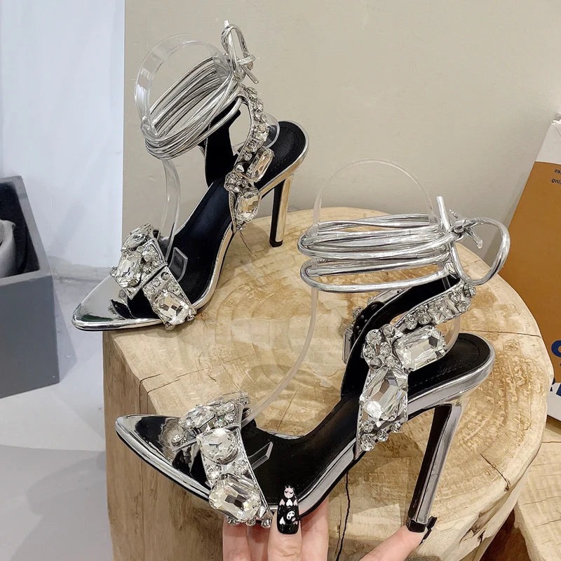 A Vintage Style Sandals with Delicate Timeless Details