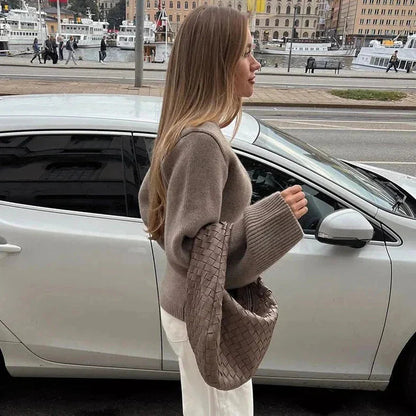 Vintage Inspired Sweater with a Contemporary Edge
