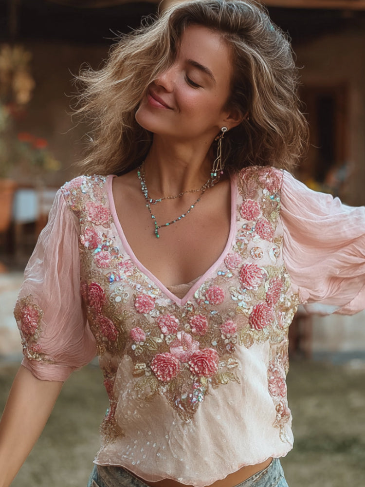 Garment with a graceful design