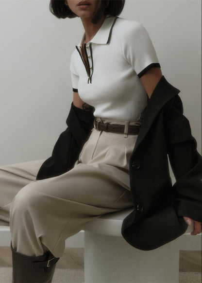 Well Tailored Top with a Graceful Silhouette