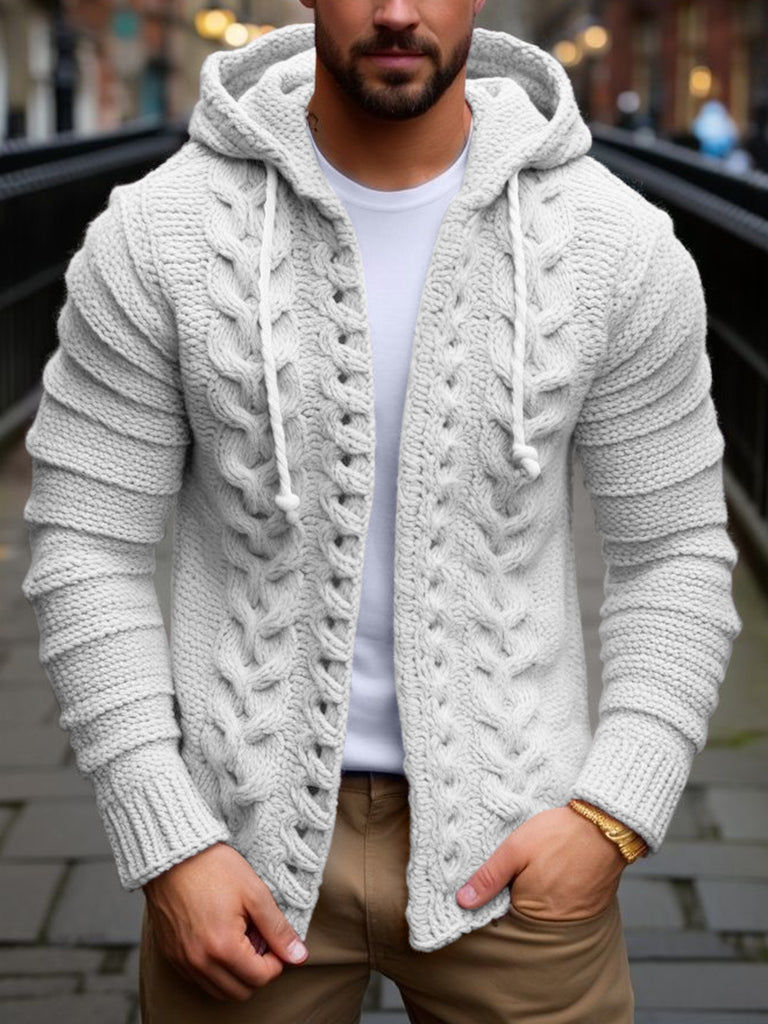 Fairman Warmth Island Jacquard Retro Buttons Sweater Cardigan artswardrobe