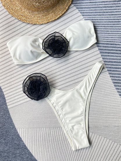 Vintage Inspired Bikini with a Contemporary Edge