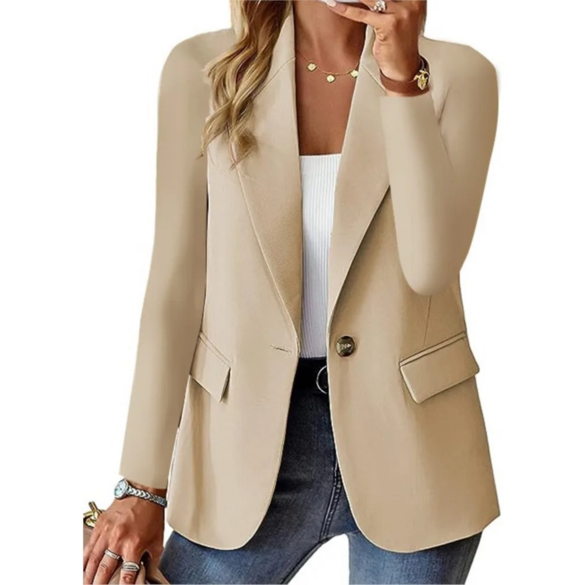 Women's Long Sleeve Leisure Blazer