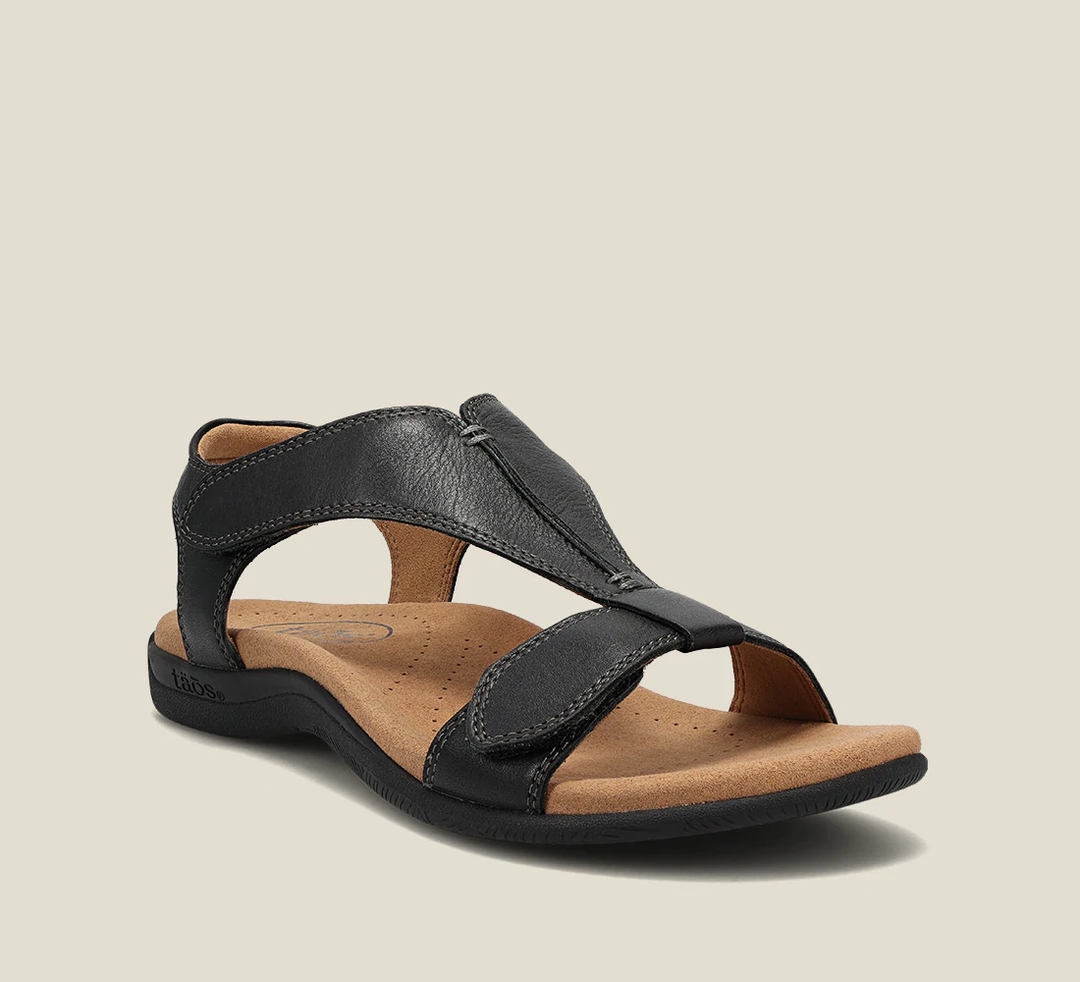 Elegant cushioning orthopedic sandal