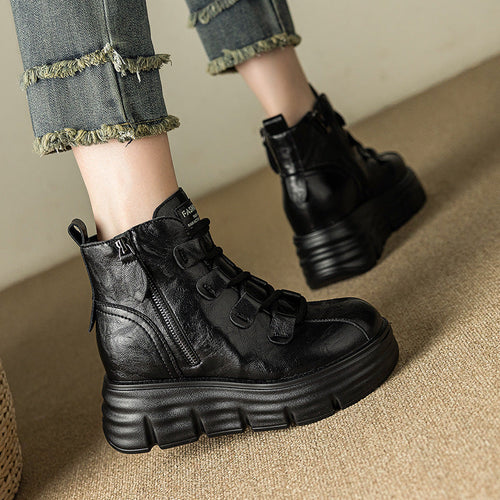 A Vintage Style Boots with Delicate Timeless Details