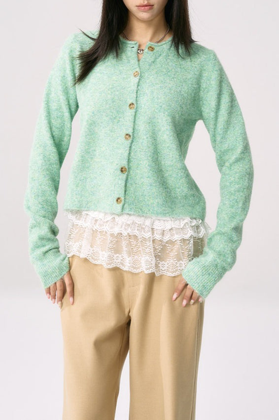 Well Tailored Cardigan with a Graceful Silhouette