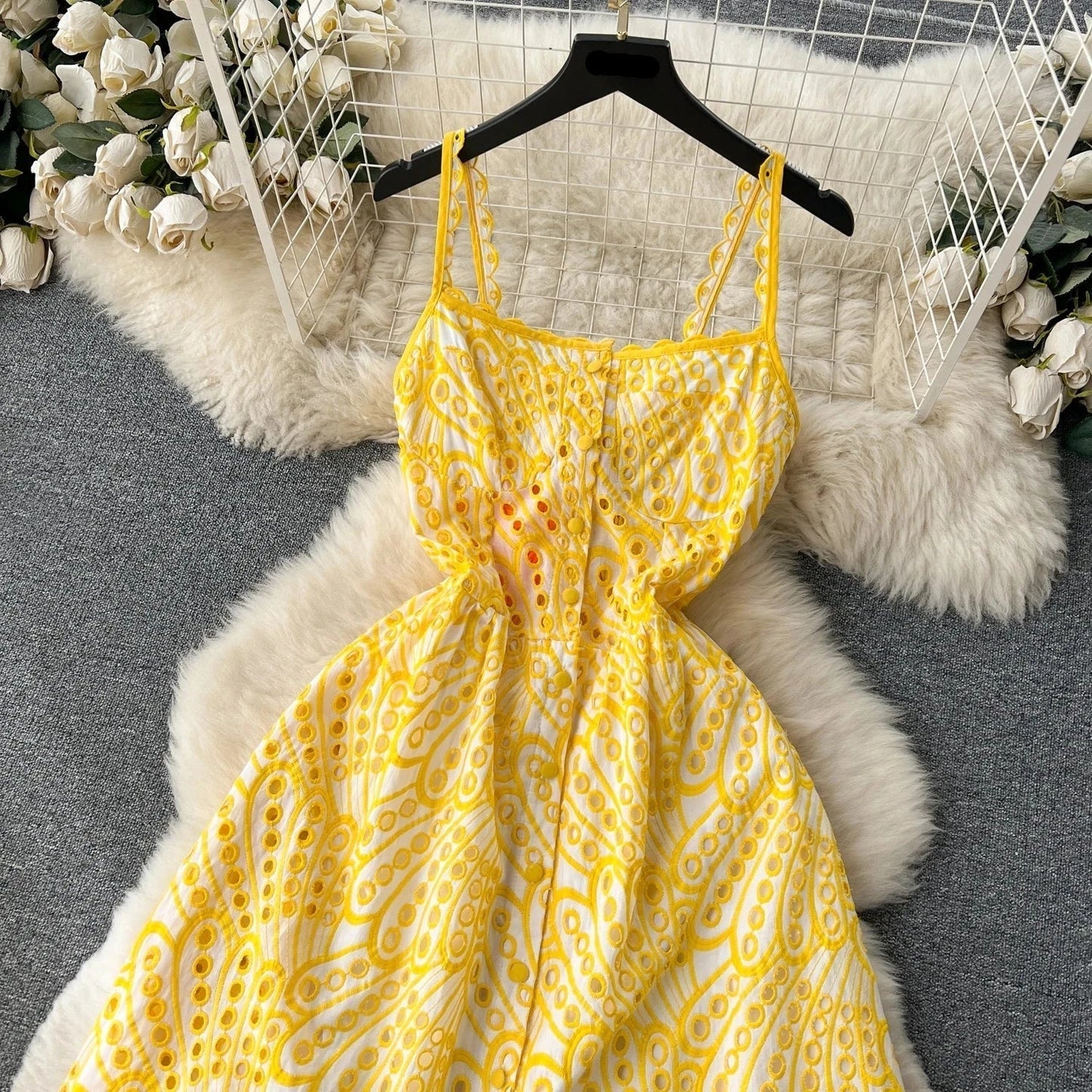 A Vintage Style Dress with Delicate Timeless Details