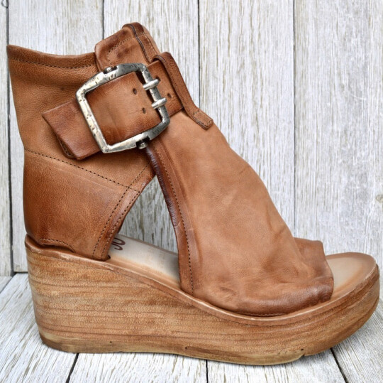 Boho wedge sandals