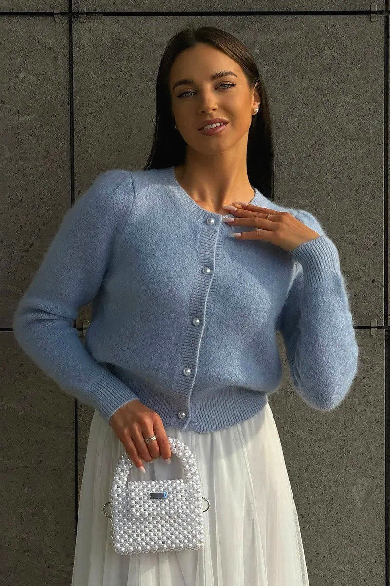 Classic Vintage Cardigan with a Flattering Fit