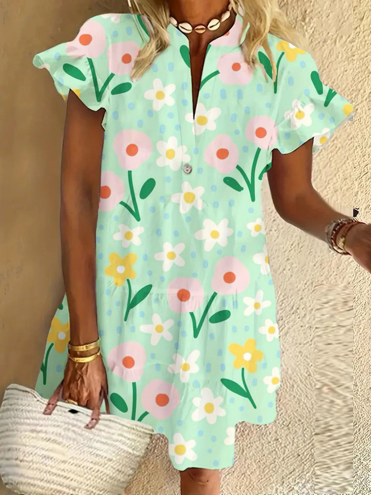 Classically designed dress