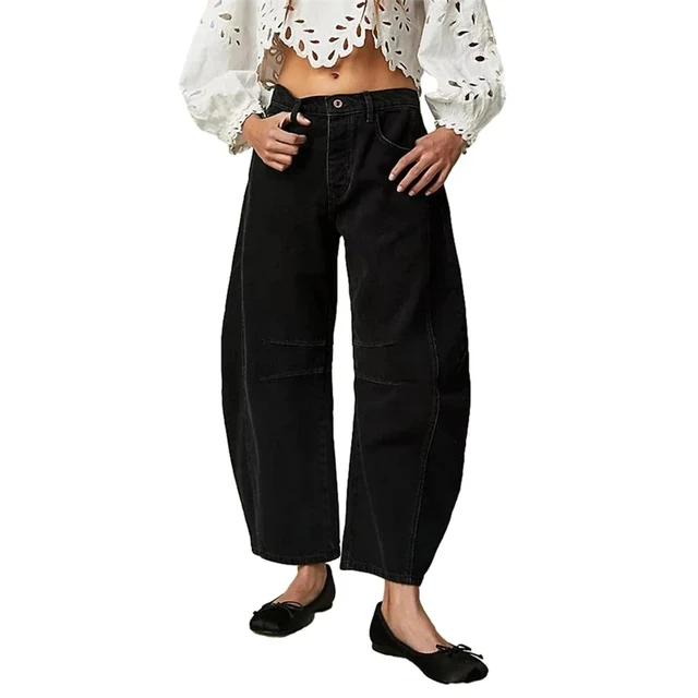 Relaxed tapered cargo jeans