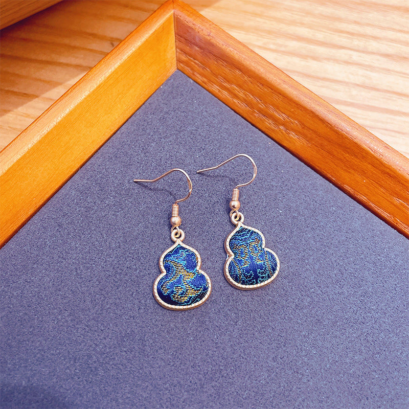 Blue Cloisonne Earrings