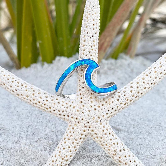 Blue Wave Ring