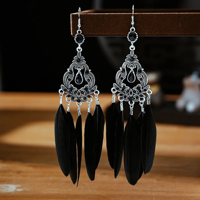Bohemian Feather Earrings