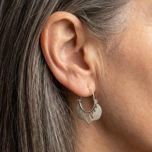 Heart Hoop Earrings