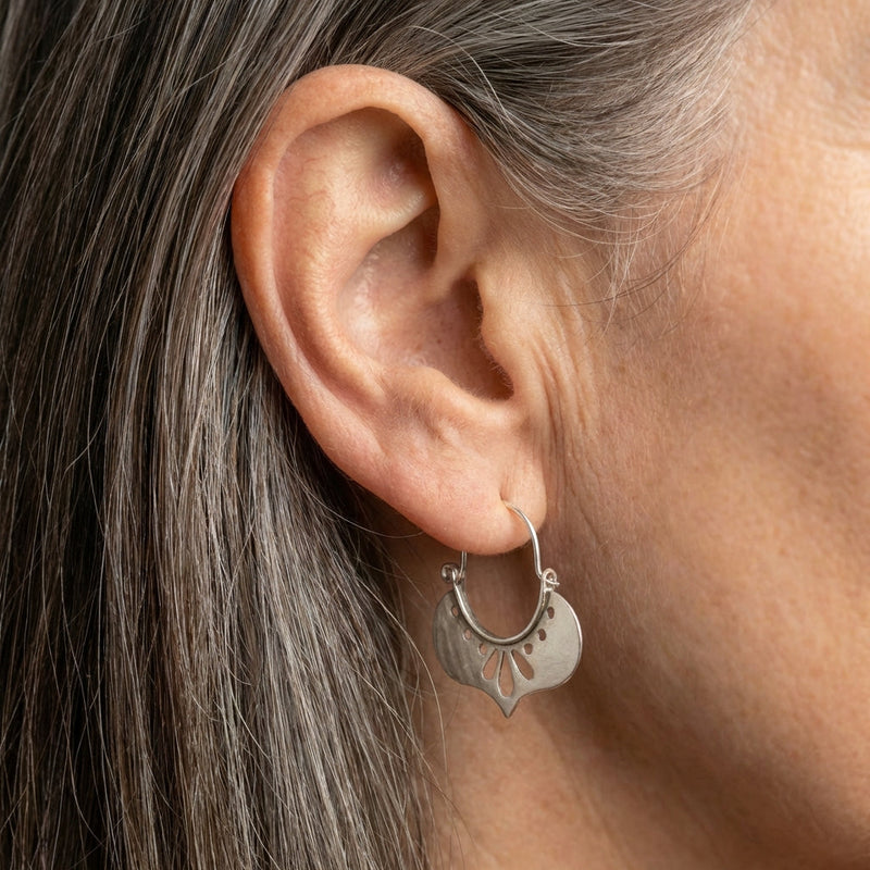Heart Hoop Earrings