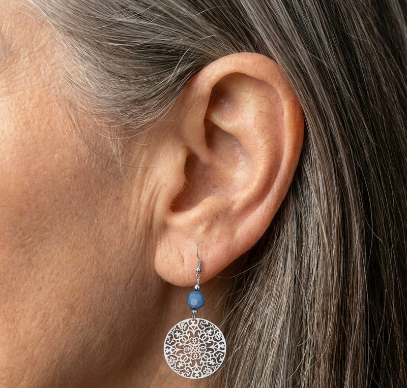 Hollowed Circular Earrings