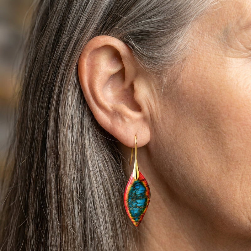 Stone Drop Earrings