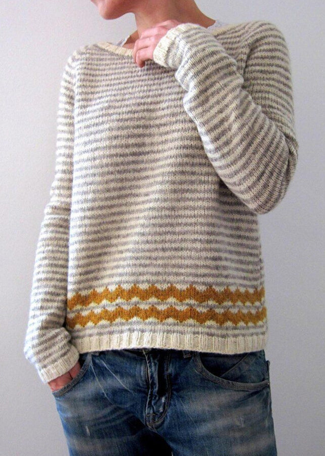 Beautifully Finished Sweater in a Timeless Design
