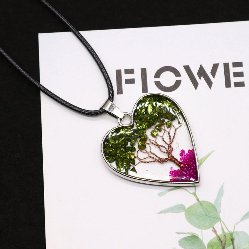 Botanical Heart Necklace