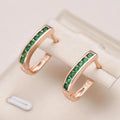 Handmade vintage gold earring