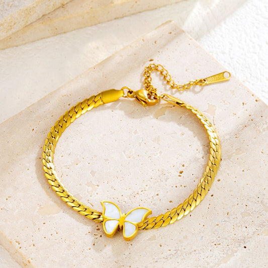 Classic Gold Butterfly Bracelet