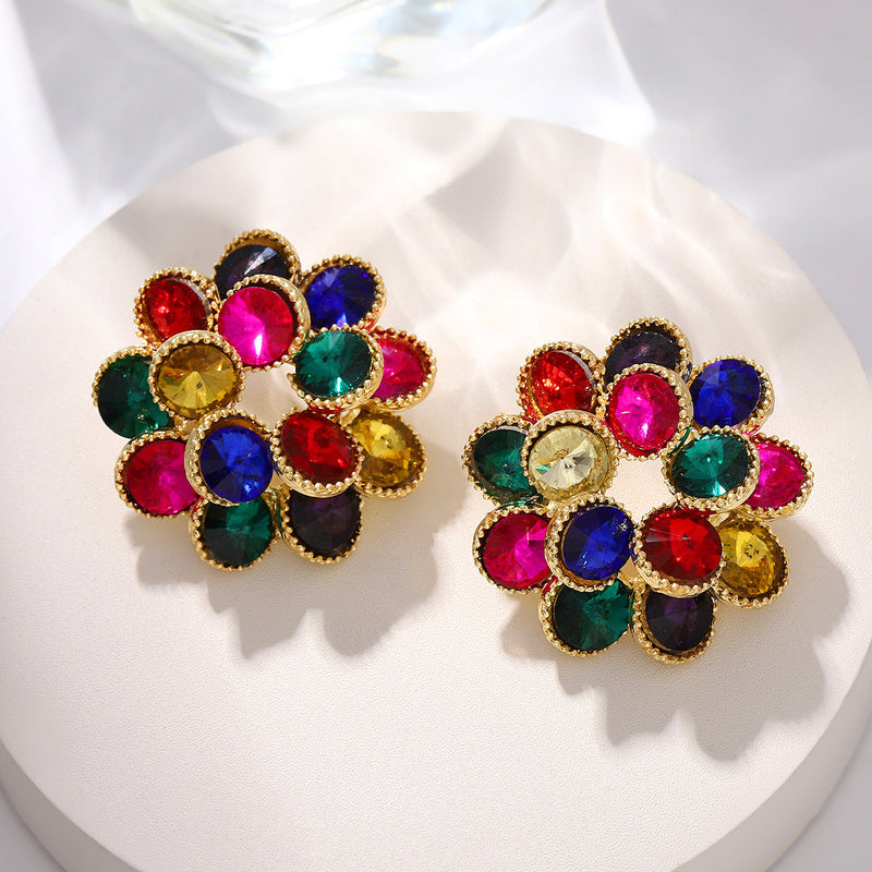 Colorful Crystal Earrings